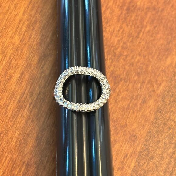 Swarovski "The Elements Air Ring", White, Rhodium Plated - 6.5 - Picture 2 of 6